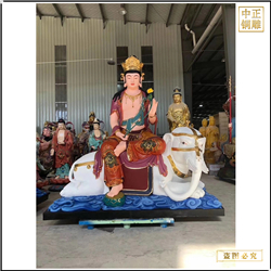 大型文殊普賢銅佛像批發(fā)廠 大型文殊普賢銅佛像批發(fā)廠