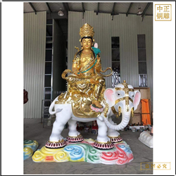 批發(fā)文殊普賢菩薩純銅佛像 批發(fā)文殊普賢菩薩純銅佛像