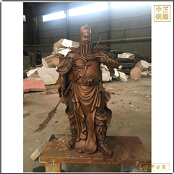 室外大型立式武財神關(guān)公銅雕 室外大型立式武財神關(guān)公銅雕