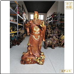 橫刀關(guān)羽銅像定制 橫刀關(guān)羽銅像定制