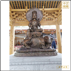 定制立式小型文殊銅佛像 定制立式小型文殊銅佛像