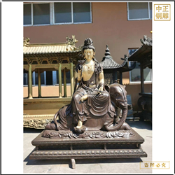 批發(fā)文殊普賢菩薩銅佛像 批發(fā)文殊普賢菩薩銅佛像