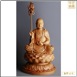 貼金地藏王菩薩銅像批發(fā)廠(chǎng)