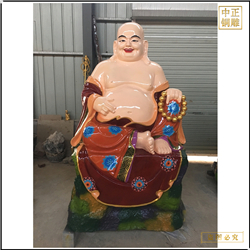 彩繪大型十八羅漢銅雕塑 彩繪大型十八羅漢銅雕塑