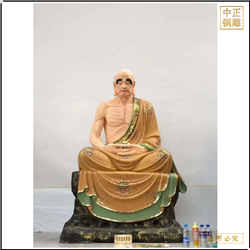 極彩十八羅漢銅佛像廠家 極彩十八羅漢銅佛像廠家