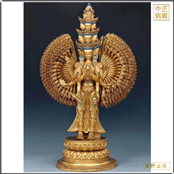 千手觀音菩薩銅像加工 千手觀音菩薩銅像加工