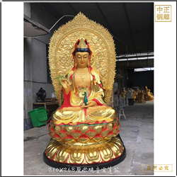 鑄銅觀音佛像雕塑 鑄銅觀音佛像雕塑