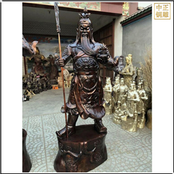 1.4米純銅關公雕塑 1.4米純銅關公雕塑