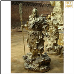 1.5米古銅色關公銅雕 1.5米古銅色關公銅雕