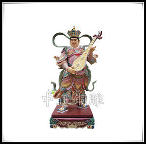 彩繪四大天王佛像 彩繪四大天王佛像