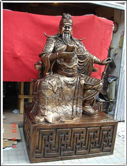 觀春秋銅關公 觀春秋銅關公