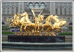 大型阿波羅戰車雕塑 大型阿波羅戰車雕塑